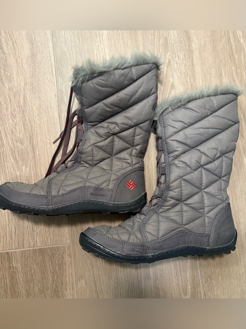 Columbia Minx Mid II Omni-Heat Waterproof Snow Boots Gray Women’s 10